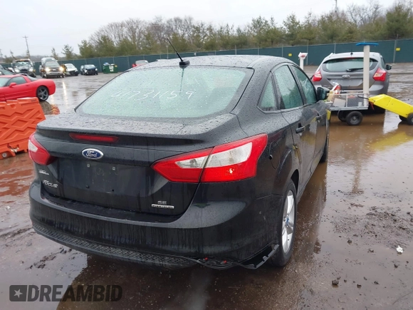 2013 Ford Focus SE with VIN 1FADP3F22DL169261, listed as a IAAI auction lot 41731159 with 149,633 mi miles. Bid and sale history available at carsss.com. Image 4.