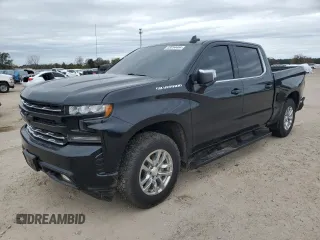 2020 Chevrolet Silverado 1500 LTZ with VIN 1GCUYGED7LZ107657, listed as a Copart auction lot 83054464 with 124,455 mi miles and Salvage Title. Bid and sale history available at DreamBid. Image 1.