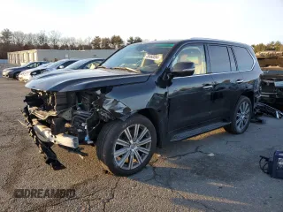 2017 Lexus LX with VIN JTJHY7AXXH4233059, listed as a Copart auction lot 36960094 with 69,214 mi miles and Salvage Title. Bid and sale history available at carsss.com. Image 1.