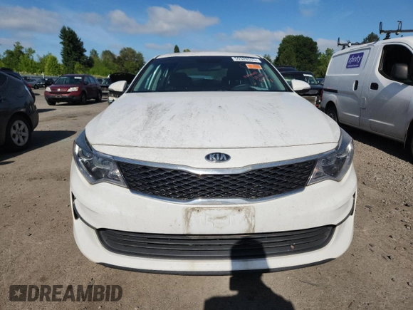 2017 Kia Optima LX with VIN 5XXGT4L31HG152205, listed as a Copart auction lot 59328535 with Not provided miles and Salvage title. Bid and sale history available at DreamBid. Image 5.