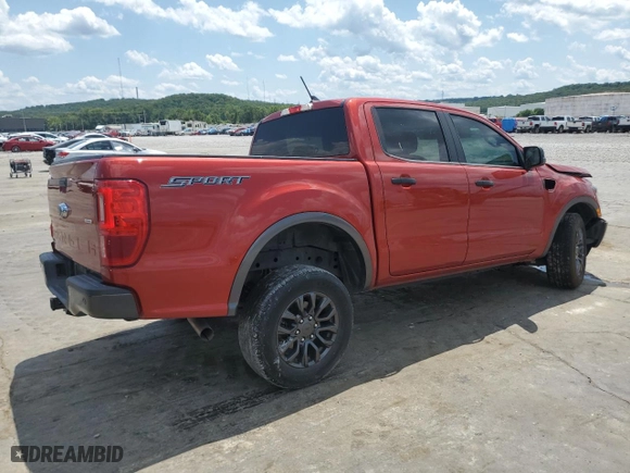 2019 Ford Ranger XL with VIN 1FTER4EH7KLB21286, listed as a Copart auction lot 62318774 with 48,701 mi miles and Salvage Title. Bid and sale history available at carsss.com. Image 3.