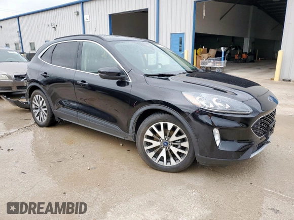 2020 Ford Escape Titanium Hybrid with VIN 1FMCU0DZ6LUA11328, listed as a Copart auction lot 55223045 with 40,249 mi miles and Salvage title. Bid and sale history available at DreamBid. Image 4.