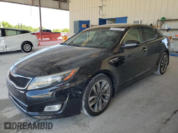 2014 Kia Optima SX Turbo with VIN 5XXGR4A64EG295446, listed as a Copart auction lot 61931635 with 142,040 mi miles and Clean title. Bid and sale history available at DreamBid. Image 1.