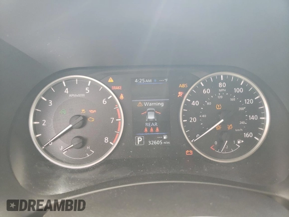 2024 Nissan Sentra S with VIN 3N1AB8BV7RY289700, listed as a Copart auction lot 56917965 with 32,605 mi miles and Salvage title. Bid and sale history available at DreamBid. Image 9.