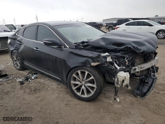 2017 Hyundai Azera with VIN KMHFG4JG9HA583193, listed as a Copart auction lot 45002845 with NaN miles and Salvage Title. Bid and sale history available at carsss.com. Image 4.