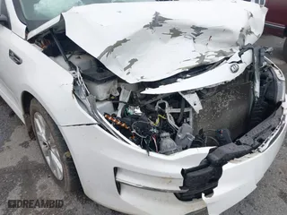2016 Kia Optima EX with VIN 5XXGU4L30GG120518, listed as a IAAI auction lot 41602190 with 116,268 mi miles. Bid and sale history available at carsss.com. Image 6.