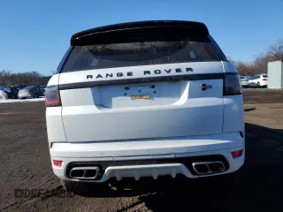 2018 Land Rover Range Rover Sport SVR with VIN SALWZ2SE9JA195721, listed as a Copart auction lot 89152495 with 54,641 mi miles and Salvage Title. Bid and sale history available at carsss.com. Image 6.