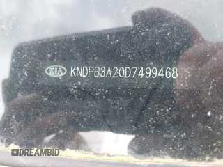 2013 Kia Sportage LX with VIN KNDPB3A20D7499468, listed as a IAAI auction lot 42090424 with 241,104 mi miles. Bid and sale history available at carsss.com. Image 9.