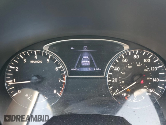 2017 Nissan Altima S with VIN 1N4AL3AP4HC292793, listed as a Copart auction lot 58202375 with 113,430 mi miles and Salvage title. Bid and sale history available at DreamBid. Image 9.