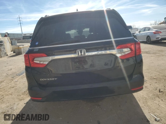 2019 Honda Odyssey EX-L with VIN 5FNRL6H75KB106578, listed as a Copart auction lot 86846304 with 38,769 mi miles and Salvage Title. Bid and sale history available at carsss.com. Image 6.