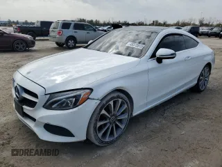 2018 Mercedes-Benz C C 300 with VIN WDDWJ4JBXJF670349, listed as a Copart auction lot 45375515 with 98,207 mi miles and Clean Title. Bid and sale history available at carsss.com. Image 1.