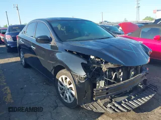 2019 Nissan Sentra S with VIN 3N1AB7AP5KY376921, listed as a IAAI auction lot 41977915 with 90,700 mi miles and . Bid and sale history available at DreamBid. Image 1.