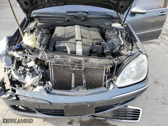 2006 Mercedes-Benz S-Class 3.7L with VIN WDBNF67J56A473318, listed as a Copart auction lot 45764085 with 106,793 mi miles and Salvage Title. Bid and sale history available at carsss.com. Image 11.