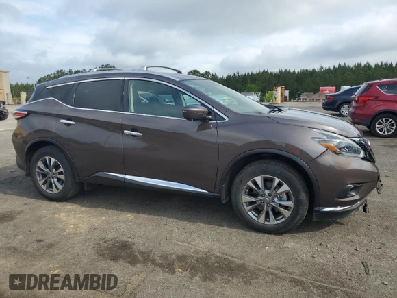 2018 Nissan Murano SV with VIN 5N1AZ2MG0JN196342, listed as a Copart auction lot 54364335 with 52,132 mi miles and Salvage Title. Bid and sale history available at DreamBid. Image 4.