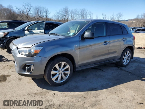 2015 Mitsubishi Outlander Sport 2.4 ES with VIN 4A4AR3AW5FE058284, listed as a Copart auction lot 47604365 with 150,276 mi miles and Salvage Title. Bid and sale history available at carsss.com. Image 1.