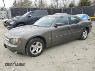 2010 Dodge Charger SXT with VIN 2B3CA3CV5AH187124, listed as a Copart auction lot 49622545 with 247,235 mi miles and Salvage Title. Bid and sale history available at carsss.com. Image 1.