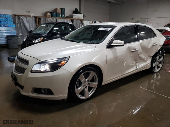 2013 Chevrolet Malibu LTZ with VIN 1G11J5SX5DF328390, listed as a Copart auction lot 88436535 with 94,346 mi miles and Salvage Title. Bid and sale history available at carsss.com. Image 1.
