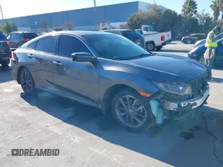 2019 Honda Civic EX-L z VIN 19XFC1F72KE215823, wystawiony jako IAAI lot #41420578 z przebiegiem 136 208 mil mil oraz . Historia ofert i sprzedaży dostępna na DreamBid. Obrazek 1.