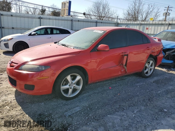 2007 Mazda 6 i Sport VE with VIN 1YVHP84C475M12561, listed as a Copart auction lot 48512715 with 147,549 mi miles and Salvage Title. Bid and sale history available at DreamBid. Image 1.