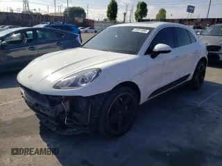 2017 Porsche Macan S with VIN WP1AB2A55HLB13973, listed as a Copart auction lot 55531895 with 66,285 mi miles and Salvage title. Bid and sale history available at DreamBid. Image 1.