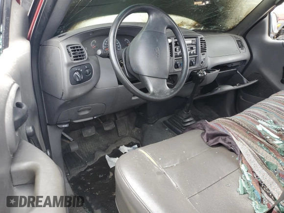 2002 Ford F-150 XL with VIN 1FTRF17262NB62627, listed as a Copart auction lot 47937735 with 0 mi miles and Salvage Title. Bid and sale history available at carsss.com. Image 8.