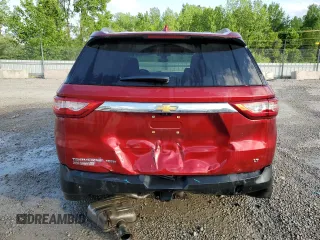 2018 Chevrolet Traverse LT z VIN 1GNEVHKW2JJ167728, wystawiony jako Copart lot #54617705 z przebiegiem 87 774 mil mil oraz Szkoda całkowita • Salvage title. Historia ofert i sprzedaży dostępna na DreamBid. Obrazek 6.