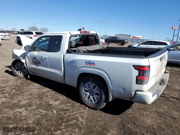 2023 Nissan Frontier S with VIN 1N6ED1CL5PN648644, listed as a Copart auction lot 46449485 with 64,111 mi miles and Salvage Title. Bid and sale history available at carsss.com. Image 2.