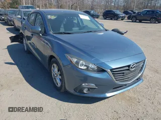 2015 Mazda 3 i Touring with VIN JM1BM1L75F1269755, listed as a IAAI auction lot 41634437 with 86,695 mi miles. Bid and sale history available at carsss.com. Image 1.