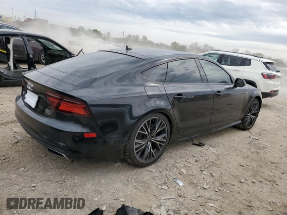 2016 Audi A7 3.0 Prestige with VIN WAU2GAFC9GN185221, listed as a Copart auction lot 50907124 with 106,466 mi miles and Salvage Title. Bid and sale history available at carsss.com. Image 3.