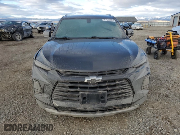 2020 Chevrolet Blazer LT with VIN 3GNKBJRS7LS695269, listed as a Copart auction lot 87037324 with 69,433 mi miles and Salvage title. Bid and sale history available at DreamBid. Image 5.