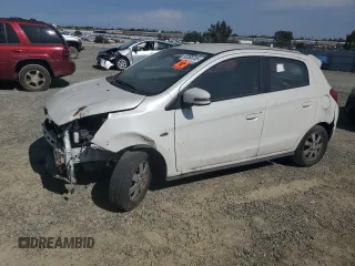 2015 Mitsubishi Mirage ES z VIN ML32A4HJ6FH036539, wystawiony jako Copart lot #55268735 z przebiegiem Nie podano mil oraz Czysty tytuł • Clean title. Historia ofert i sprzedaży dostępna na DreamBid. Obrazek 1.