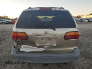 2000 Toyota Sienna LE with VIN 4T3ZF13C5YU206052, listed as a Copart auction lot 80003814 with 0 mi miles and Salvage Title. Bid and sale history available at carsss.com. Image 6.
