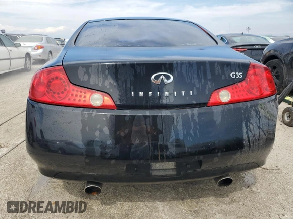 2003 Infiniti G35 Coupe w/Leather with VIN JNKCV54E13M207090, listed as a Copart auction lot 75174504 with 153,243 mi miles and Non Repairable. Bid and sale history available at carsss.com. Image 6.