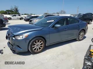 2016 Mazda 6 i Sport with VIN JM1GJ1U55G1422728, listed as a Copart auction lot 53511425 with 95,444 mi miles and Salvage Title. Bid and sale history available at DreamBid. Image 1.