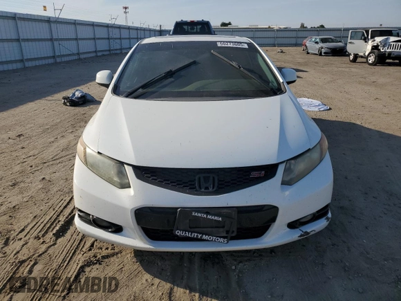 2012 Honda Civic Si with VIN 2HGFG4A58CH701393, listed as a Copart auction lot 60273605 with Not provided miles and Salvage title. Bid and sale history available at DreamBid. Image 5.