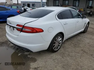 2015 Jaguar XF I4 T Premium with VIN SAJWA0FS1FPU72841, listed as a Copart auction lot 48587085 with 127,505 mi miles and Salvage Title. Bid and sale history available at carsss.com. Image 3.