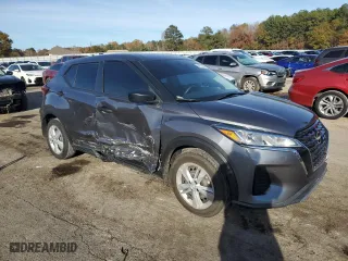 2022 Nissan Kicks S with VIN 3N1CP5BV9NL521374, listed as a Copart auction lot 84773354 with 34,984 mi miles and Salvage Title. Bid and sale history available at carsss.com. Image 4.