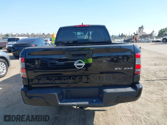2024 Nissan Frontier SV with VIN 1N6ED1FK2RN603585, listed as a IAAI auction lot 42771501 with 8,818 mi miles and . Bid and sale history available at DreamBid. Image 16.