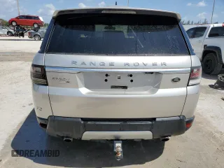 2016 Land Rover Range Rover Sport V6 HSE with VIN SALWR2VF4GA562053, listed as a Copart auction lot 52891065 with 124,628 mi miles and Clean Title. Bid and sale history available at carsss.com. Image 6.