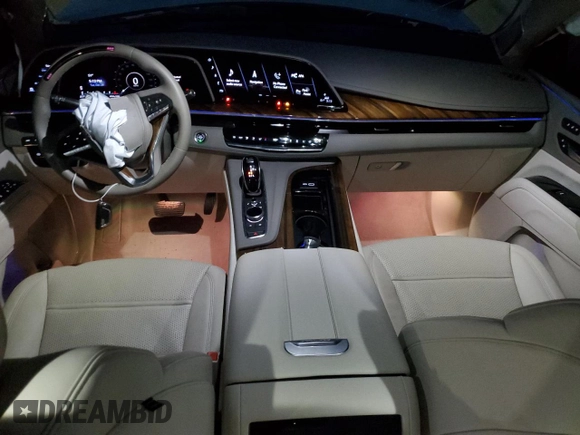 2024 Cadillac Escalade ESV 4WD Premium Luxury Platinum z VIN 1GYS4MKL5RR266838, wystawiony jako Copart lot #41866695 z przebiegiem 7 147 mil mil oraz Szkoda całkowita • Salvage title. Historia ofert i sprzedaży dostępna na DreamBid. Obrazek 8.