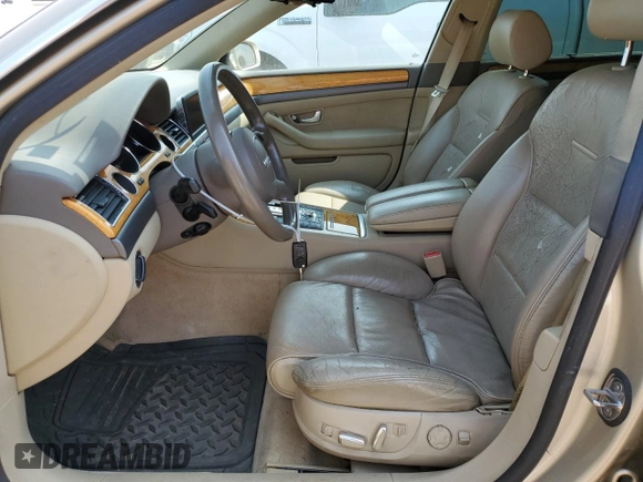 2004 Audi A8 with VIN WAUML44E14N006398, listed as a Copart auction lot 64504114 with Not provided miles and Non repairable. Bid and sale history available at DreamBid. Image 7.