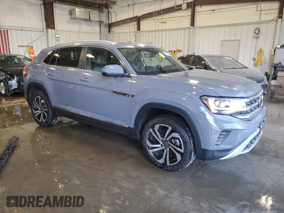 2022 Volkswagen Atlas SEL with VIN 1V2BE2CA5NC207126, listed as a Copart auction lot 56545445 with 49,296 mi miles and Salvage title. Bid and sale history available at DreamBid. Image 4.