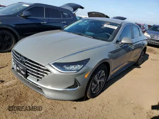 2023 Hyundai Sonata Hybrid Blue with VIN KMHL24JJ4PA057095, listed as a Copart auction lot 60839993 with 2,525 mi miles. Bid and sale history available at carsss.com. Image 1.