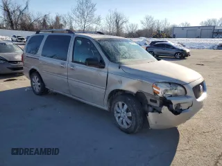 2007 Buick Terraza CXL with VIN 5GADV33157D212633, listed as a Copart auction lot 88350445 with 172,005 mi miles and Salvage Title. Bid and sale history available at DreamBid. Image 4.