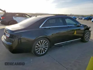 2017 Lincoln Continental Select with VIN 1LN6L9SK9H5617623, listed as a Copart auction lot 48525435 with 108,152 mi miles and Salvage Title. Bid and sale history available at DreamBid. Image 3.