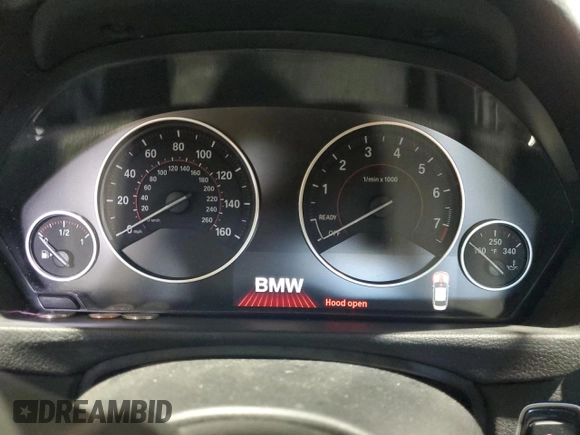 2017 BMW 3 Series 340i xDrive with VIN WBA8B7G37HNU37740, listed as a Copart auction lot 58525925 with Not provided miles and Salvage title. Bid and sale history available at DreamBid. Image 9.