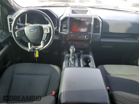 2019 Ford F-150 XL with VIN 1FTEW1EP7KFB35766, listed as a Copart auction lot 58234955 with 76,489 mi miles and Salvage title. Bid and sale history available at DreamBid. Image 8.