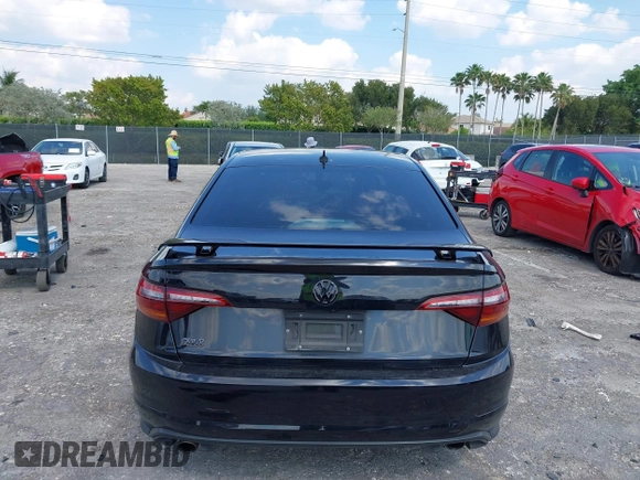 2019 Volkswagen Jetta GLI S with VIN 3VW5T7BU9KM142379, listed as a IAAI auction lot 42056617 with 77,283 mi miles and . Bid and sale history available at DreamBid. Image 16.