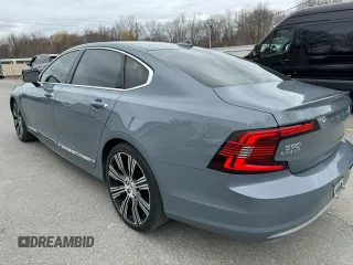 2021 Volvo S90 Inscription with VIN LVYA22ML6MP196577, listed as a Copart auction lot 45807534 with 52,763 mi miles. Bid and sale history available at carsss.com. Image 2.