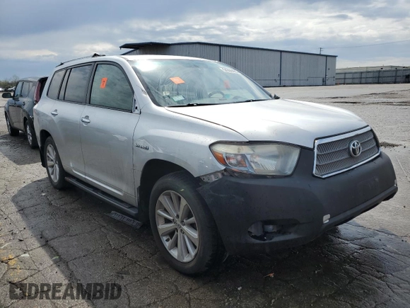 2008 Toyota Highlander Hybrid Limited with VIN JTEEW44A882023505, listed as a Copart auction lot 54398425 with 253,471 mi miles and Clean Title. Bid and sale history available at carsss.com. Image 4.